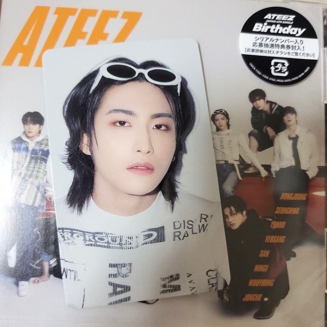 ATEEZ JAPAN 4th SINGLE Birthday Tower Records POB Official ATEEZ JAPAN 4th SINGLE Birthday Tower Records POB Official