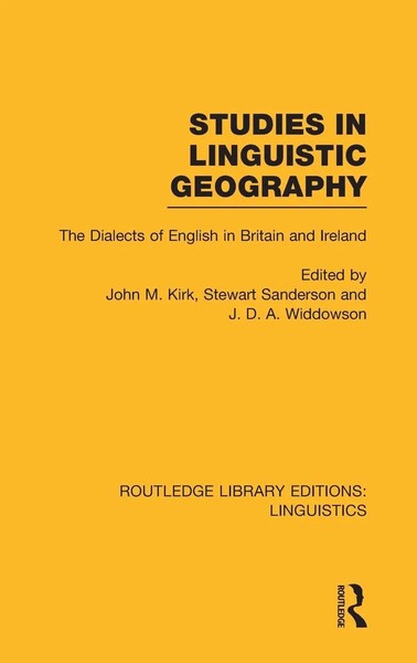 John M. Kirk (U. A.) | Studies In Linguistic Geography (Rle Linguistics D | Buch-image