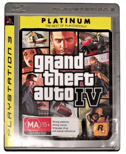 Grand Theft Auto IV Sony PS3 *Manual and Map*