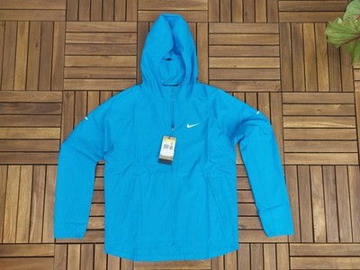 Nike Miler Running Repel Windrunner Laufjacke Blau Herren Gr. S Packable Neu