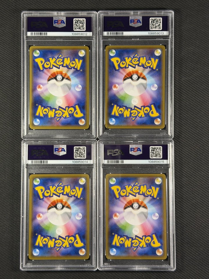 Pokemon Cards x4 PSA 10 GEM MT Sequential Mewtwo V-Union Jpn #005 #006 ...
