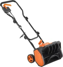 VEVOR Electric Snow Shovel, 12A 17 inch Corded Snow Shovel, 60° Adjustable Chut