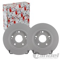 2X Ferodo 260Mm Bremsscheiben Voll Hinten Passend FüR Honda Civic | DDF3179C