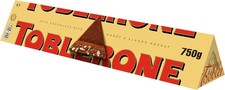 Toblerone Milk Chocolate Extra Large Gift Bar 750g Swiss Milk Chocolate