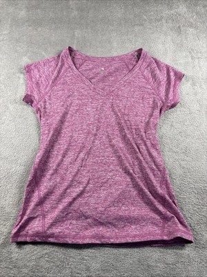 NWT Ideology Women's Essentials Short Sleeve Rapidry Athletic Top Pink Size XS