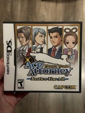 Phoenix Wright: Ace Attorney Justice for All (Nintendo DS, 2007) - Complete