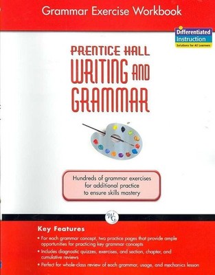 Writing and Grammar Exercise Workbook 2008 Gr8 by Prentice Hall (English) Paperb