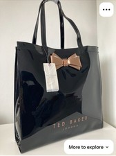 TED BAKER  bow icon tote bag  large new school uni work new with tags