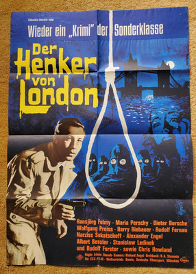 Der Henker von London (Kinoplakat '63) - Hansjörg Felmy / B.E. Wallace