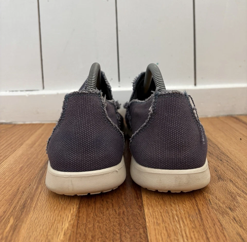 Crocs Santa Cruz Para hombres Mocasines Sin Cordones Talla 9M Azul Lona Zapatos Cómodos Informales Foto 4 de 4