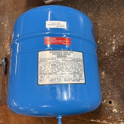 Watts DET-12 Portable Water  Expansion Tank.  150 PSI  4.5 Gallon