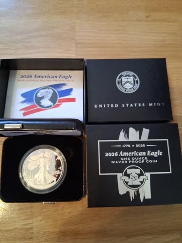 2026 Proof American Silver Eagle 1 Ounce Special Coin 250th Last One
