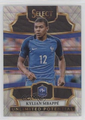 2017-18 Panini Select Unlimited Potential Kylian Mbappe #UP-10 03rx