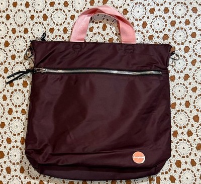ShortyLOVE Bag Purse Blue Stylish Everyday Travel Shop Work Nylon Maroon Read*