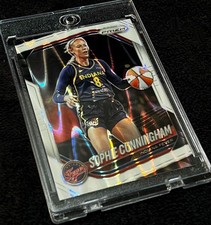 2025 SOPHIE CUNNINGHAM SILVER SEISMIC PANINI PRIZM • #63 WNBA INDIANA FEVER