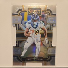 2023 Panini Select - Concourse Silver Die-Cut #32 Jaleel McLaughlin (RC) Broncos