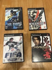 PlayStation 2 Games - Soul Reaver 2 , FIFA 2001, Metal Gear Solid 2, Onjmusha