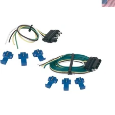 4 Wire Flat Connector System with Corrosion-Resistant Parts for Reliable Towing
