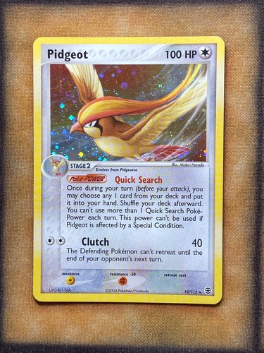 Pokemon Pidgeot 10/112 Fire Red & Leaf Green Holo NM