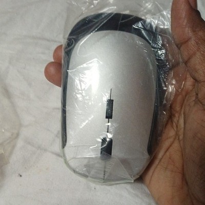 Silver Black Green Optical Standard Mouse with Scroll Wheel 3 Buttons