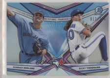 2021 Bowman Draft Refractor 12/250 Gunnar Hoglund Ricky Tiedemann #2 0wb0