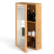 Small Medicine Cabinet w/Mirror Door  Removable Shelves for Compact Spaces