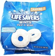 Lifesavers Pep O Mint Individually wrapped Hard candy 13oz Bag