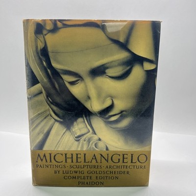 Michelangelo Paintings Sculptures Architecture Book 1963 HC