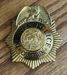 Denver Colorado Police Captain Full Sized Emblem
