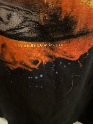 KISS THE HOTTEST SHOW ON EARTH 2010 TOUR T-SHIRT Men’s X-Large Heavyweight - Picture 4 of 10
