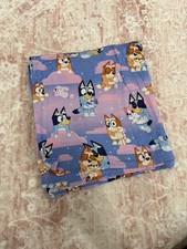 Little Sleepies Purple Bluey Sleepytime Swaddle Blanket