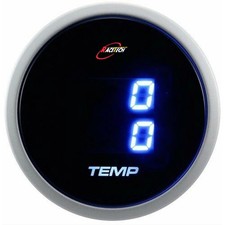 52mm 2-116 Digital Dual Temperature Gauge C Water Temp Oil Temp Blue Led