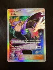 Morty 212/214 - Full Art - Ultra Rare - Pokemon TCG - Lost Thunder - NM on eBay