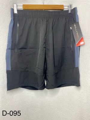 New, Bollinger, Black 3 Zip Pockets Vapor Tech Drawstring Shorts, Medium For Men