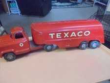 Vintage pressed steel Buddy L Texaco Tanker truck
