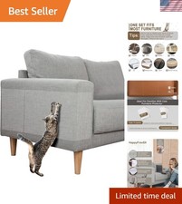 Transparent Double-Sided Cat Scratch Tape - 10 Pack for Furniture Protection