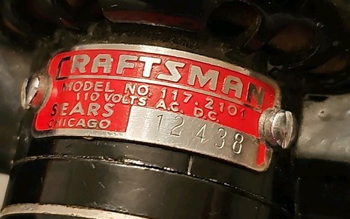 Sears Craftsman 1938 Rotationswerkzeug mit Zubehör & Koffer 117.2101 funktioniert! - Bild 11 von 19