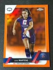 2022-23 Topps Chrome UEFA Womens ⚽ LIEKE MARTENS #40 Orange/25 ParisSaintGermain