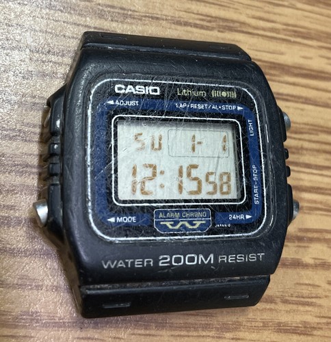 Casio DW-210 Mod 548 Vintage Digital Watch as is | eBay