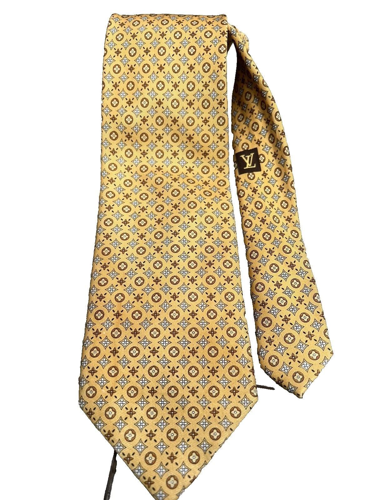 Corbata geométrica Louis Vuitton para hombre