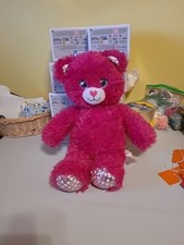 Build A Bear Barbie Pink Sparkle Plush Stuffed Animal 16". N-16