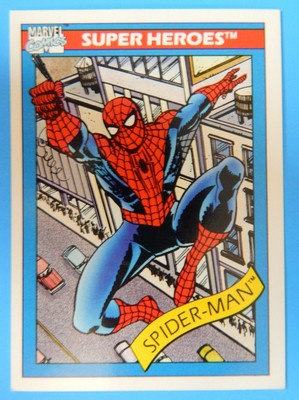 1990 IMPEL MARVEL UNIVERSE SERIES 1 SPIDER-MAN CARD #29 PSA 