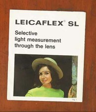 LEITZ LEICAFLEX SL SALES BROCHURE/24169