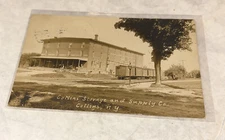 Collins Storage And Supply CO Collins NY New York RPPC Real Photo Postcard!
