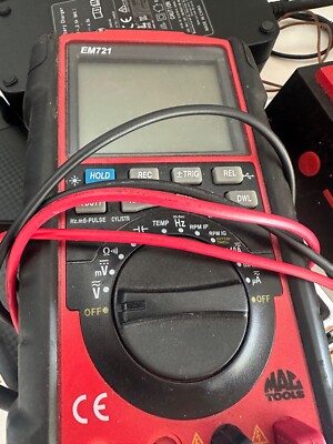 MAC Tools Digital Multimeter EM721 BACKLIT WITH LEADS | eBay