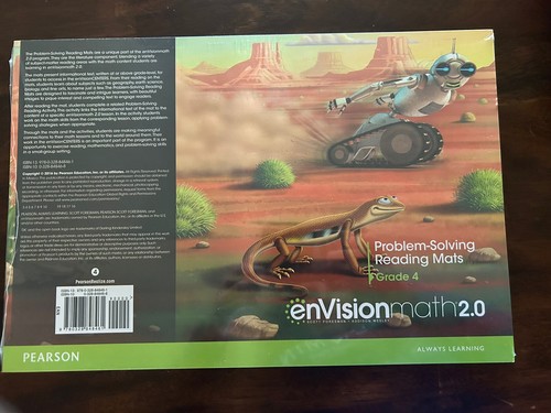 Math 2016 Common Core Problem Solving Reading Mats Grade 4 by Scott ...