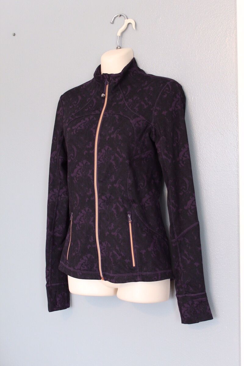 Lululemon Forme Jacket Rose Gold Full Zip Luon Baroque Lululemon Forme Jacket Rose Gold Full Zip Luon Baroque