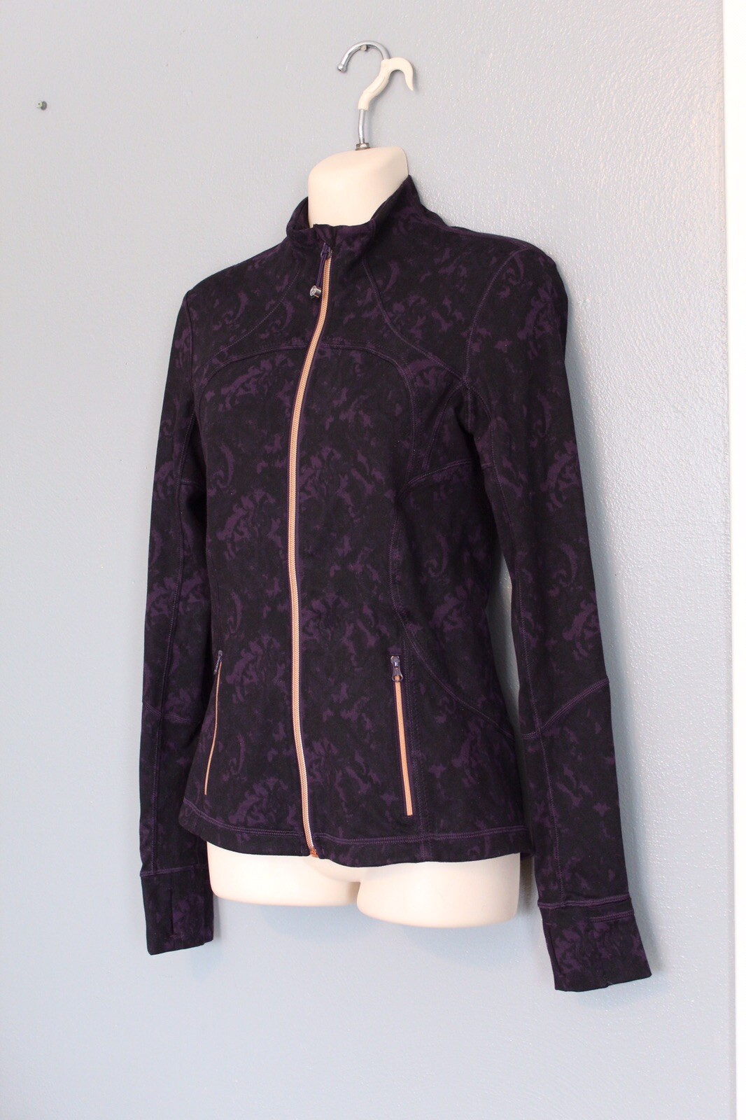 Lululemon Forme Jacket Rose Gold Full Zip Luon Ba… - image 3