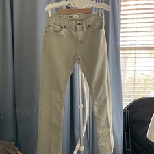 Levi  s jeans 511 slim size 18 regular 29X29 beige youth boys pants Kaki