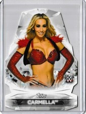 Carmella SmackDown 2021 Topps Die Cut Wrestling Card